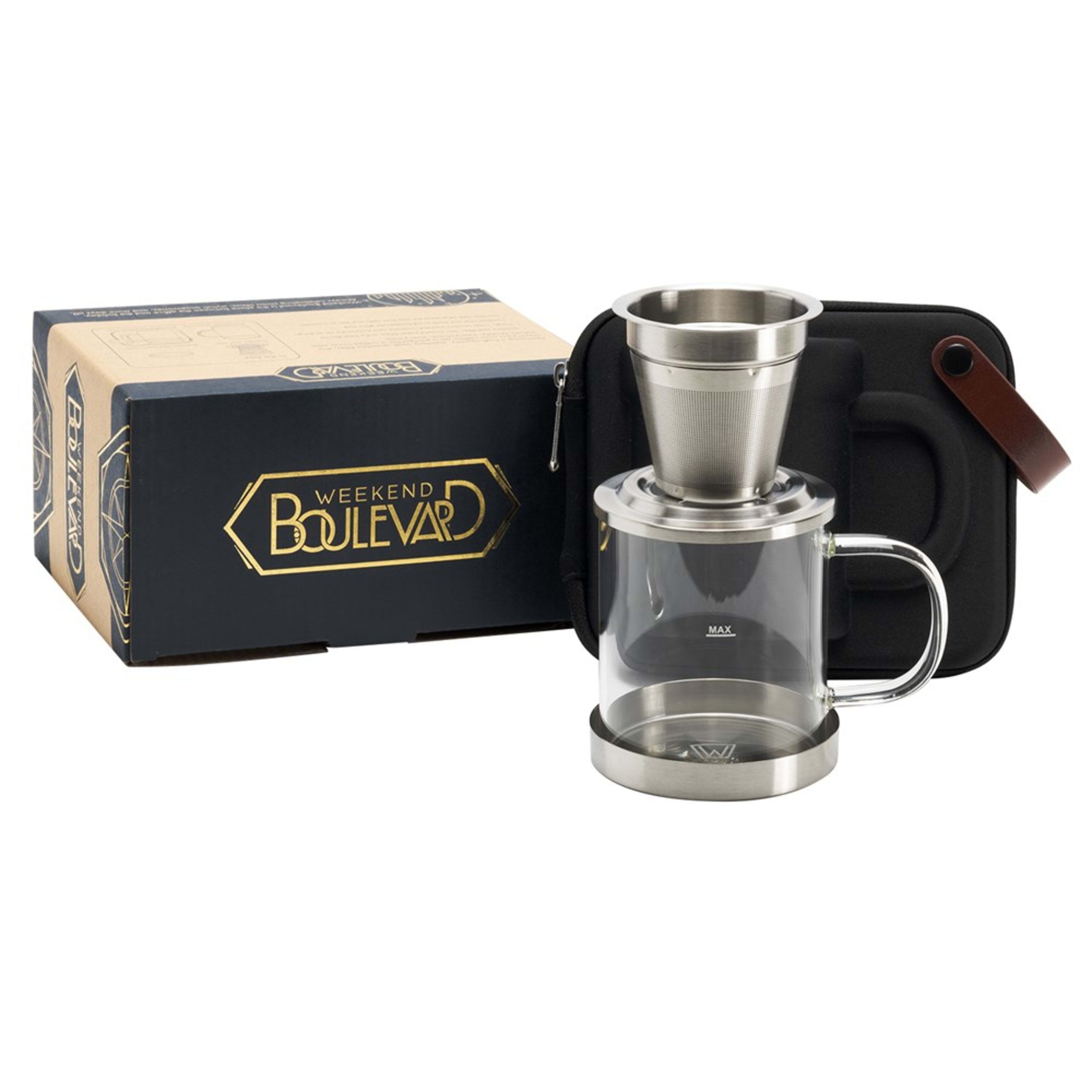 Weekend Boulevard Travel Coffee Maker Kit
