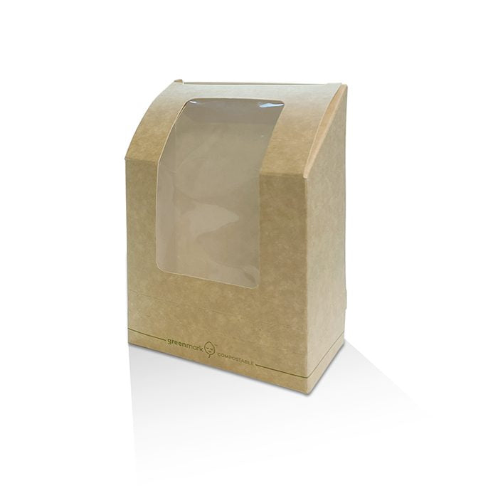 ecoware Wrap Box with PLA Window (Carton of 500)