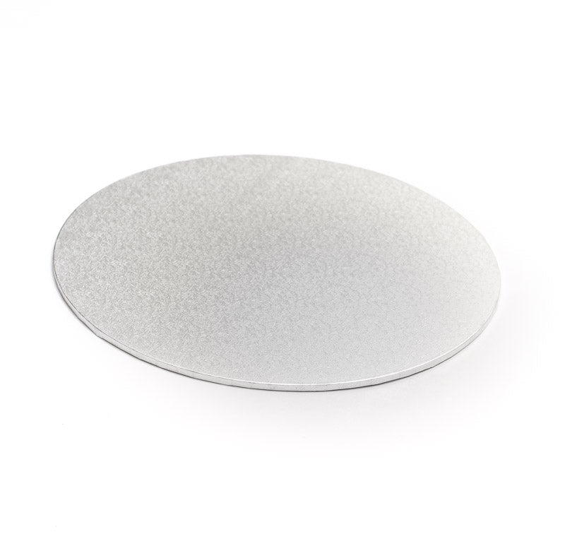 Bake Group Masonite Cake Board Round Silver 7in