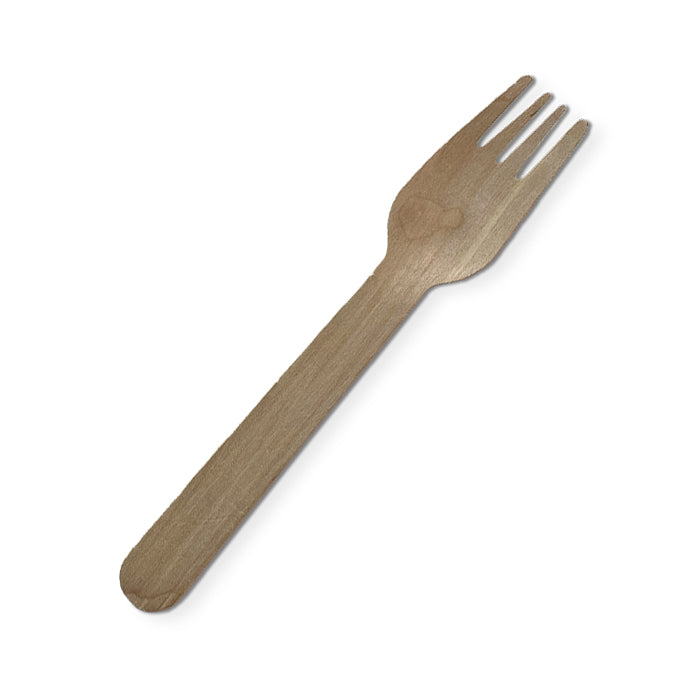 ecoware Economy Wooden Fork 160mm (Carton of 2000)