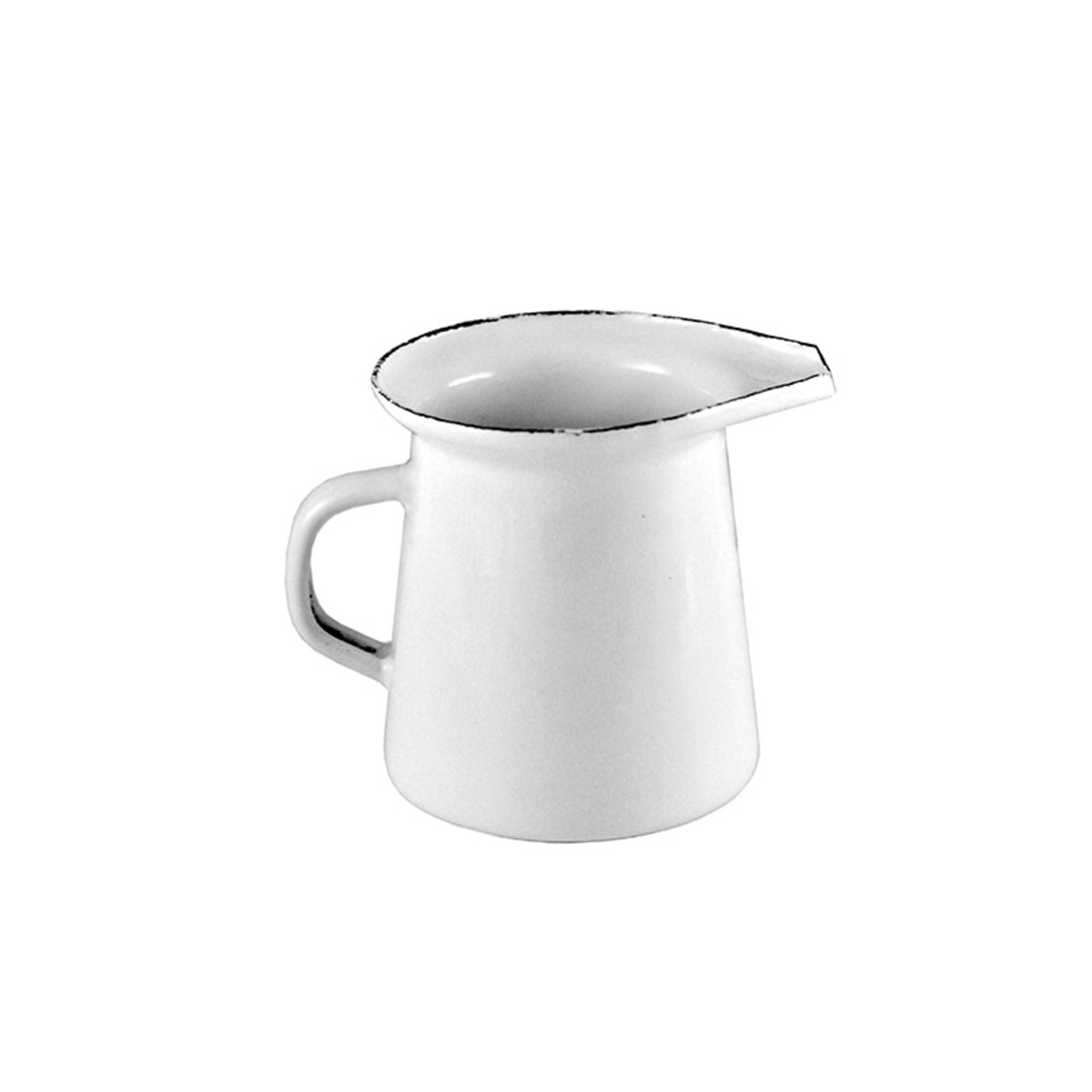 Urban Style Enamelware Milk Jug 250ml - White