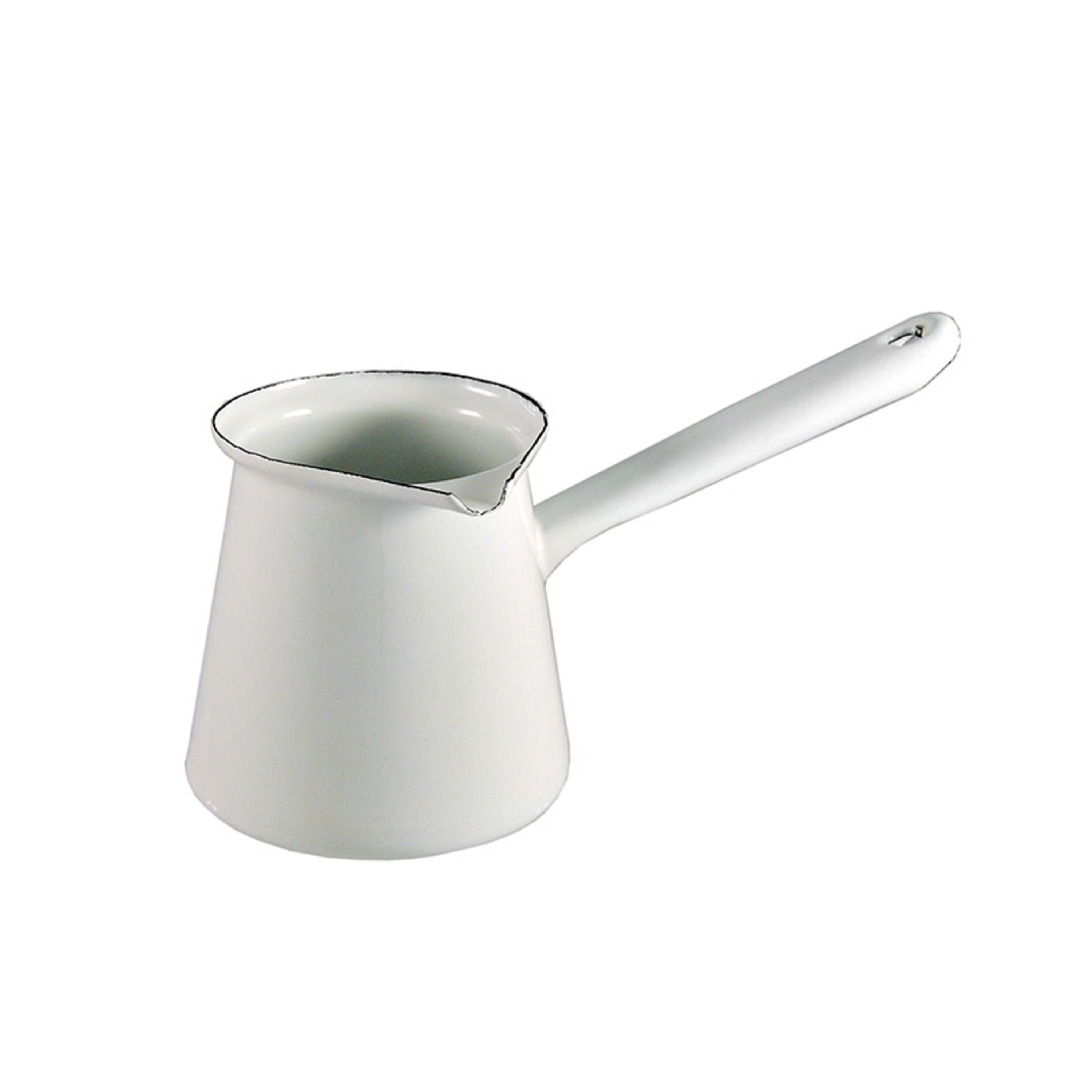 Urban Style Enamelware Turkish Coffee Pot 500ml - White