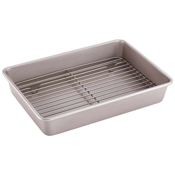 CHEFMADE Deep Baking Pan with Rack 34.5 x 24.7cm (WK9266)