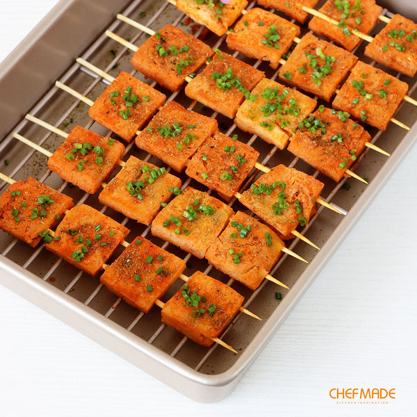 CHEFMADE Deep Baking Pan with Rack 34.5 x 24.7cm (WK9266)