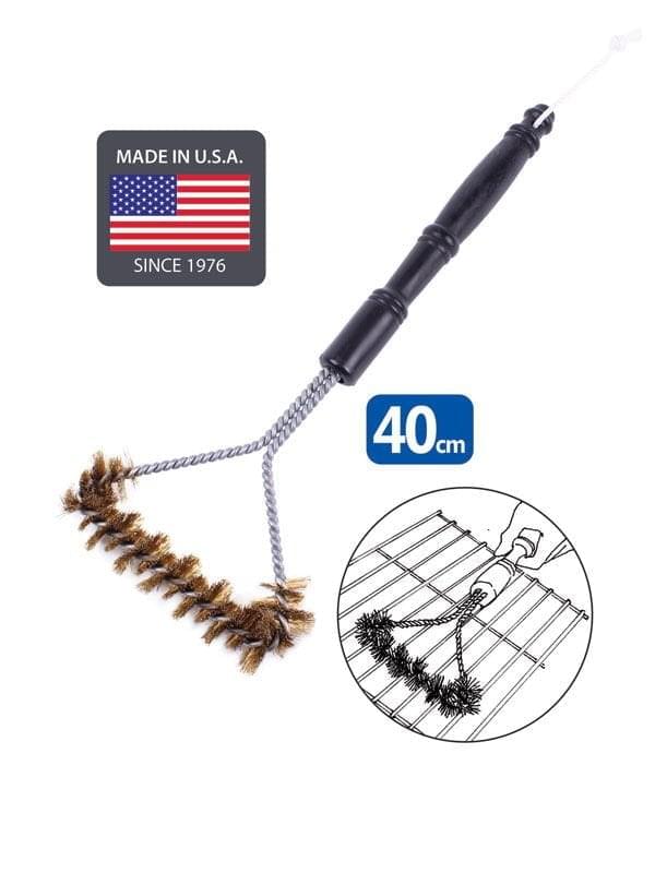 Medium Brass Spiral Barbecue Brush