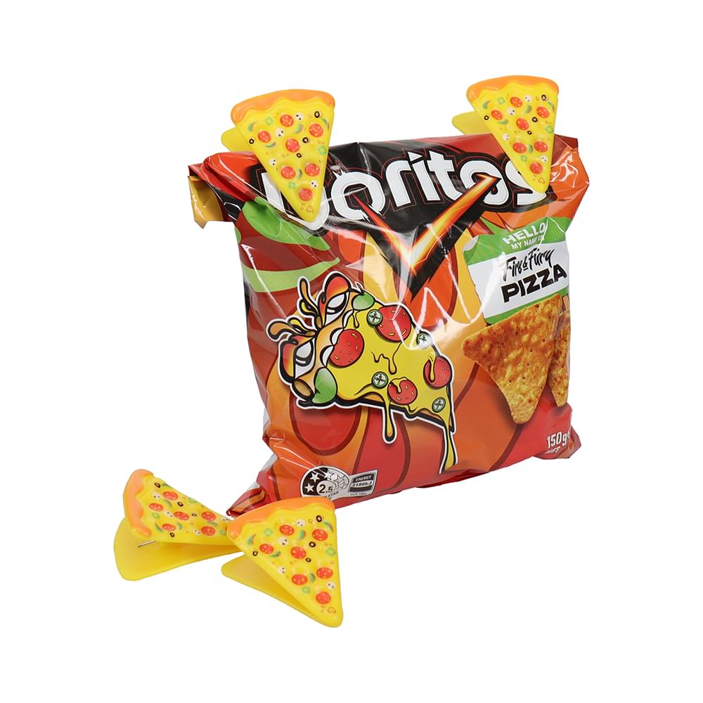 Cute Bag Clips 6 Pack - Pizza Slices