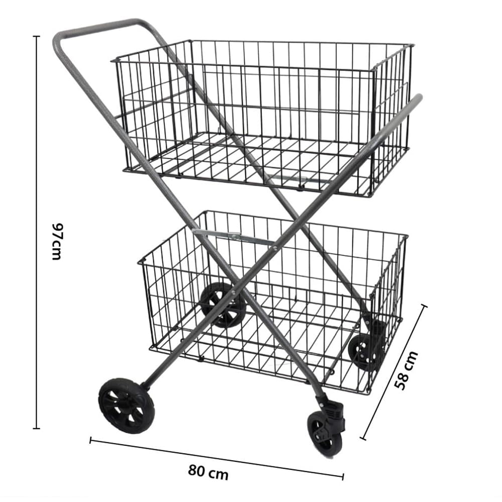 Dual Handy Basket Cart