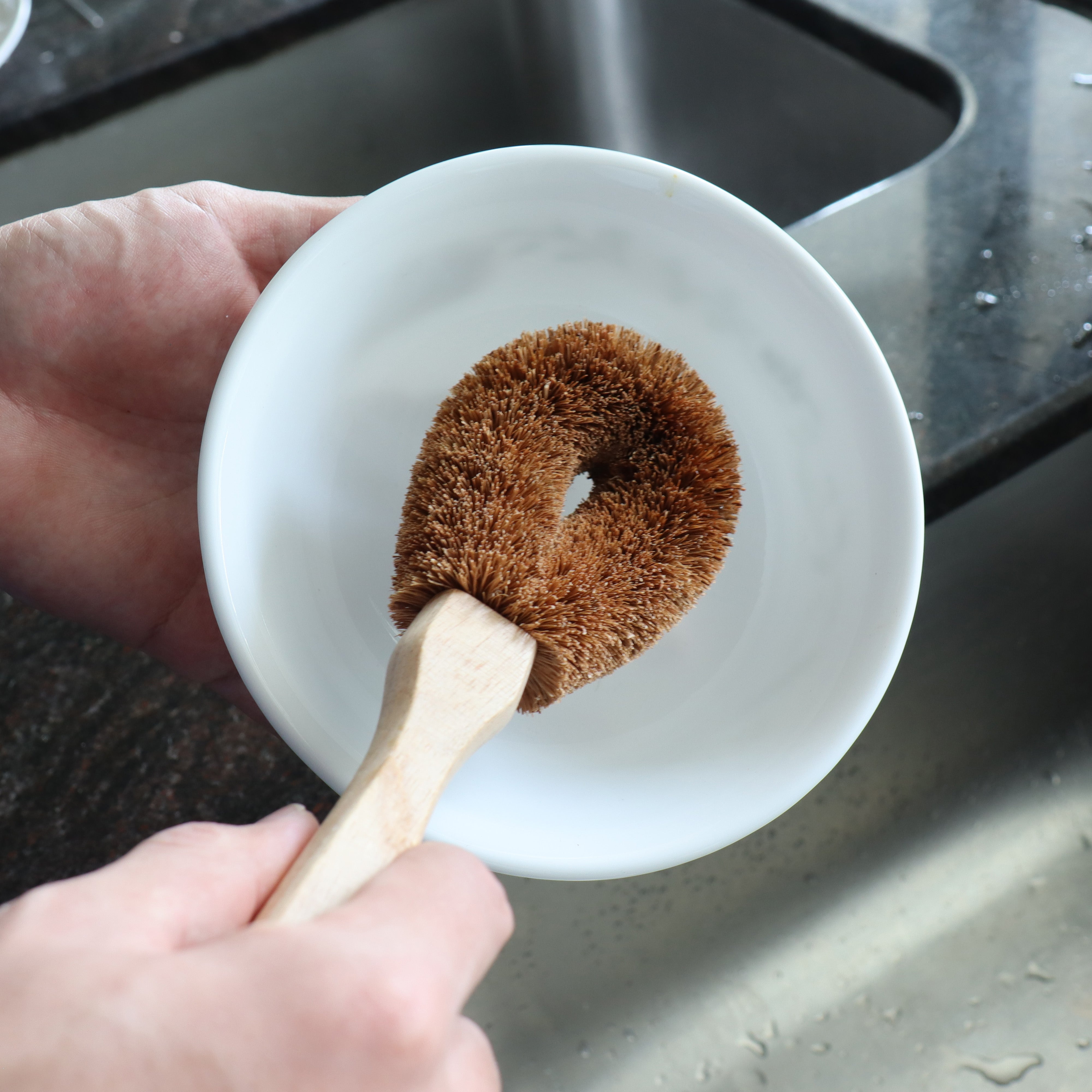 Eco Basics Natural Plus Dish Brush Small