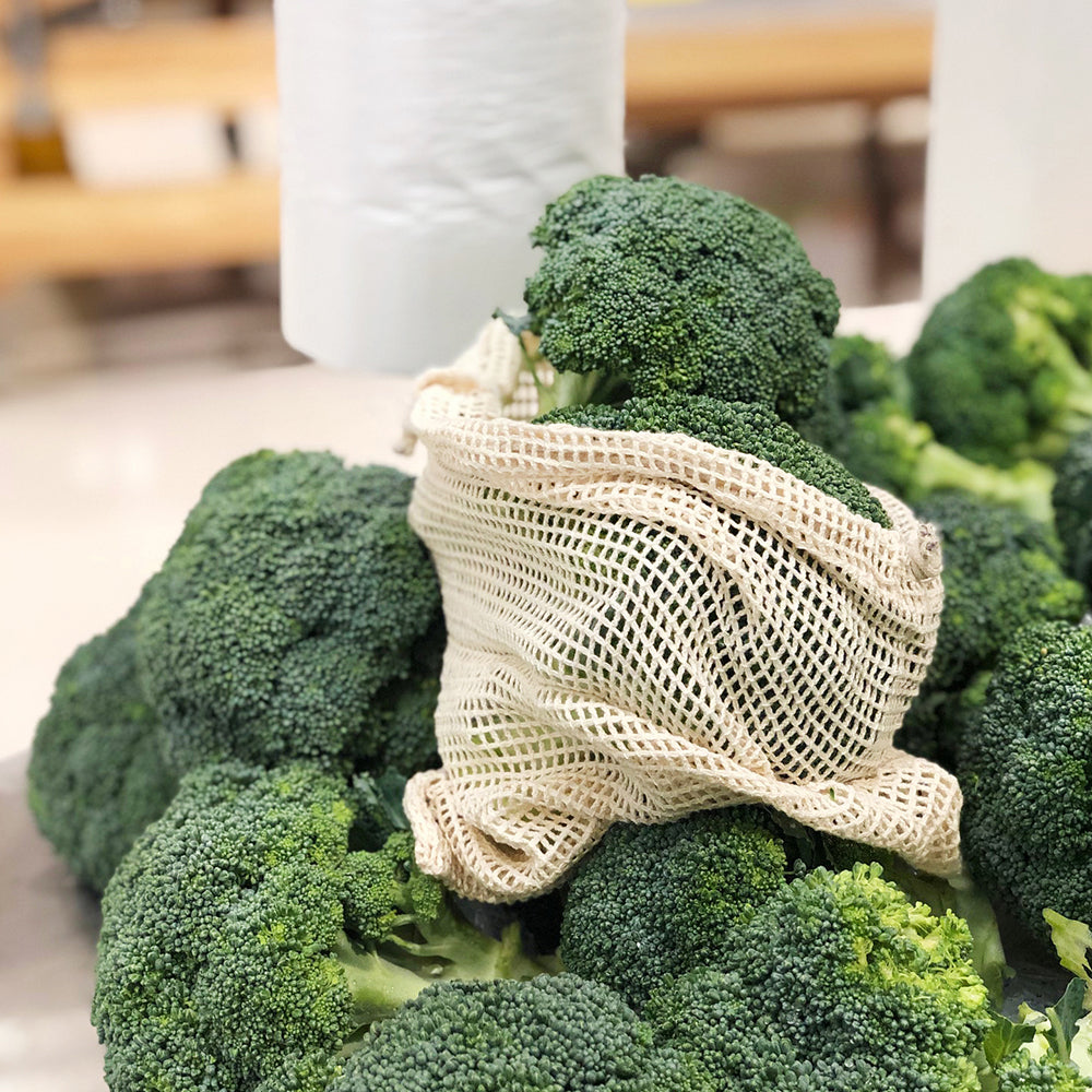 Eco Basics Cotton Produce Bag - 2 Pack