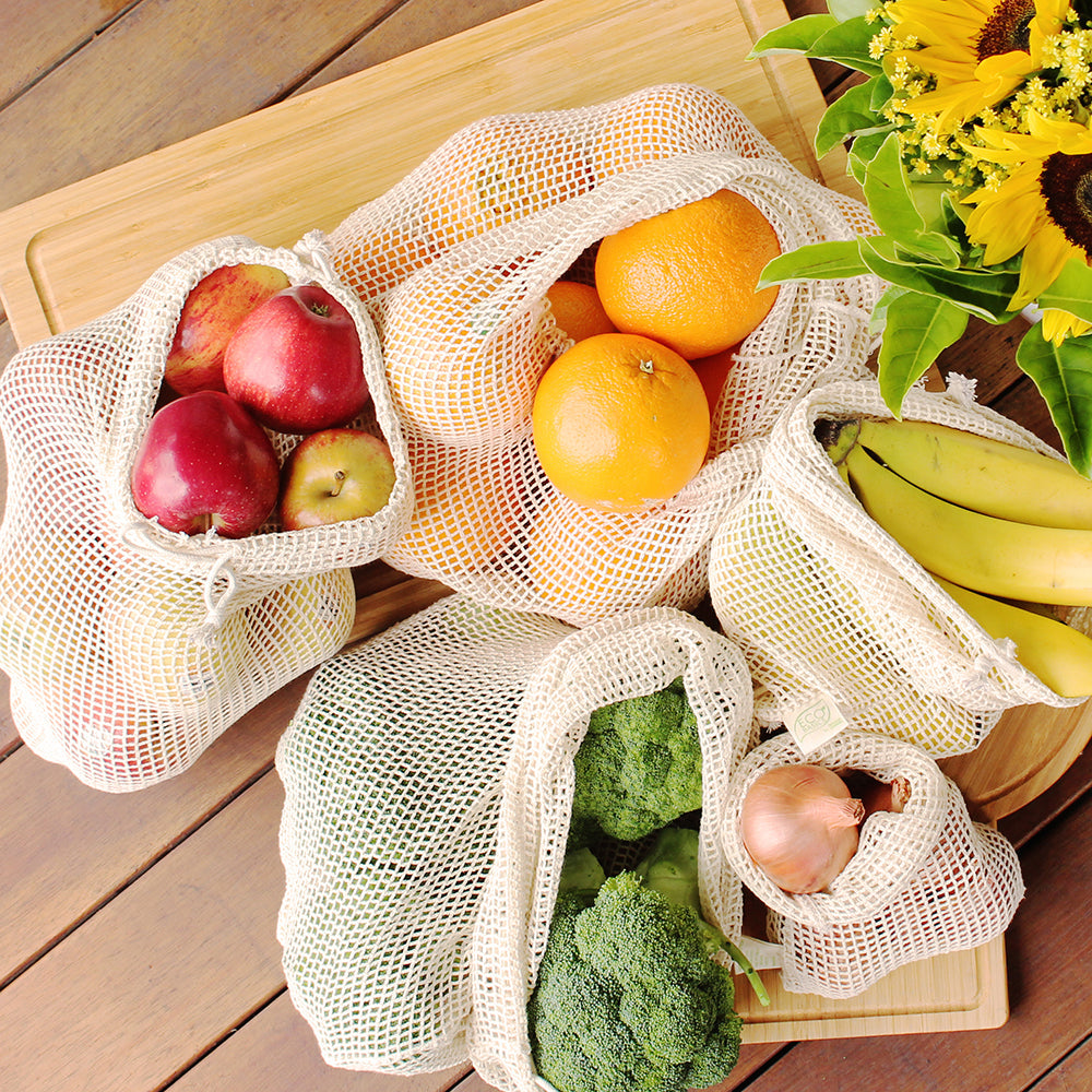 Eco Basics Cotton Produce Bag - 2 Pack