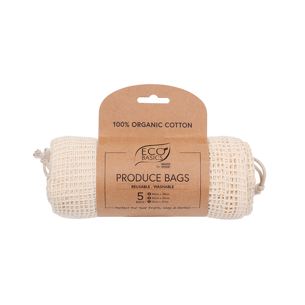 Eco Basics Cotton Produce Bag - 2 Pack