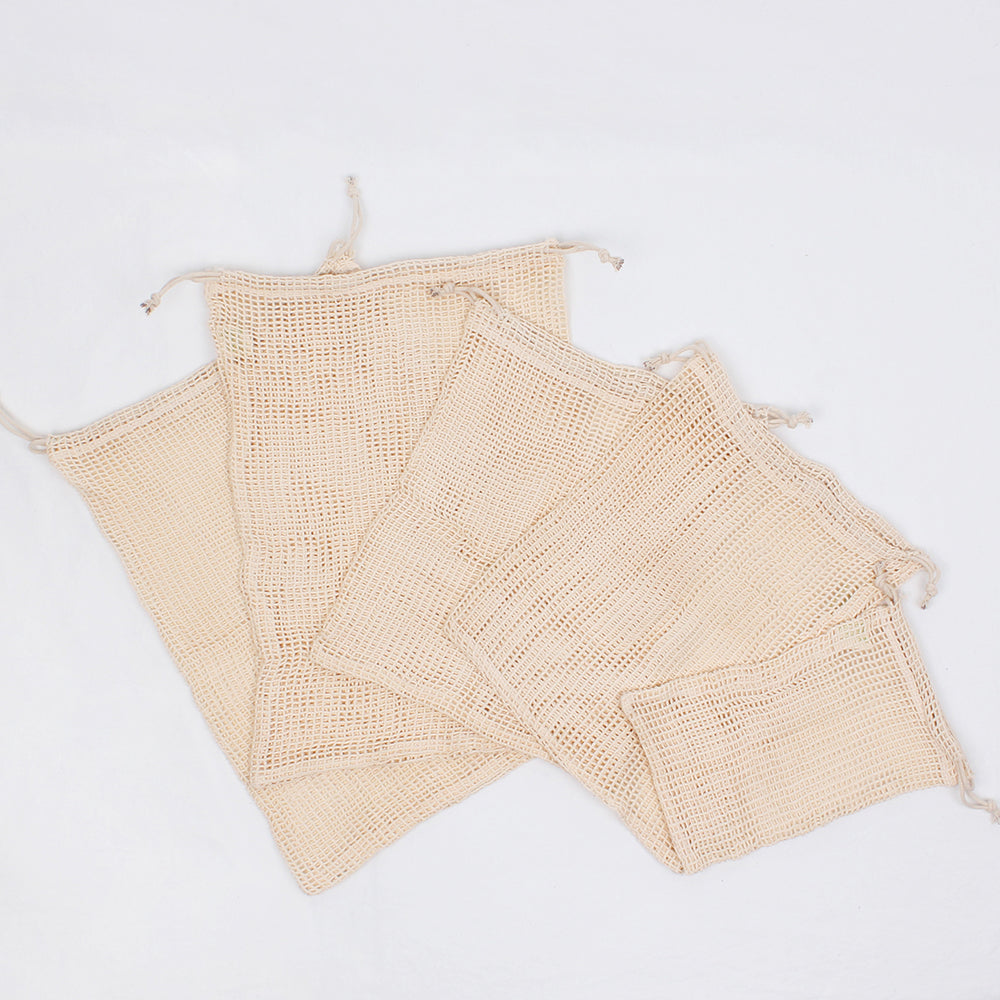 Eco Basics Cotton Produce Bag - 2 Pack