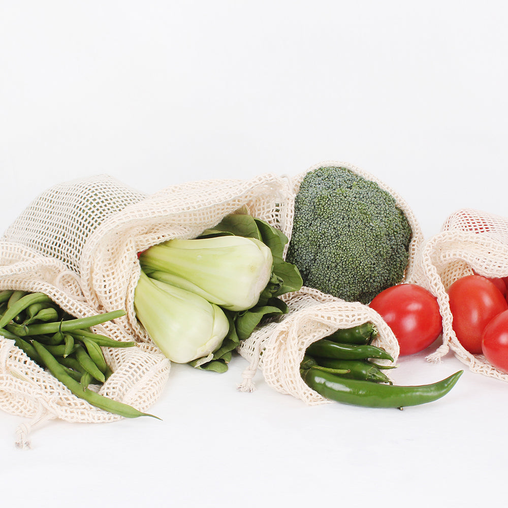 Eco Basics Cotton Produce Bag - 2 Pack