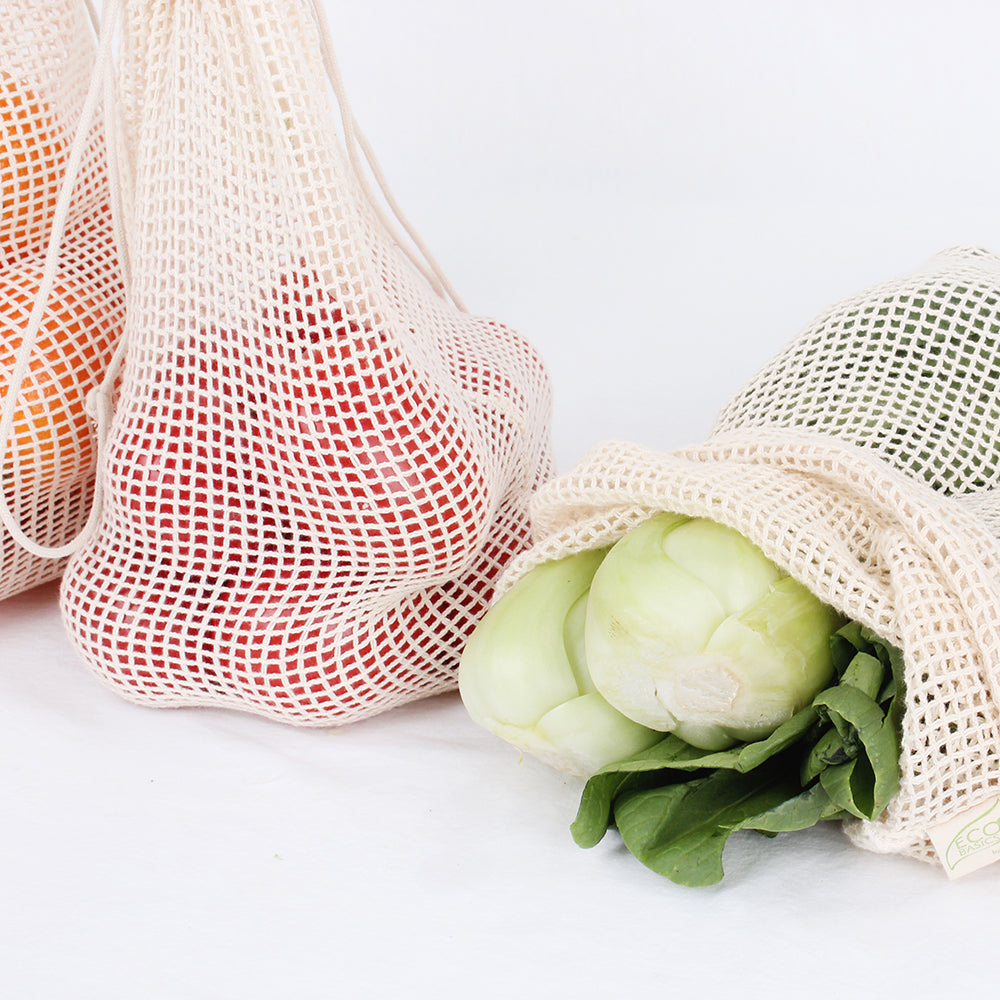 Eco Basics Cotton Produce Bag - 2 Pack
