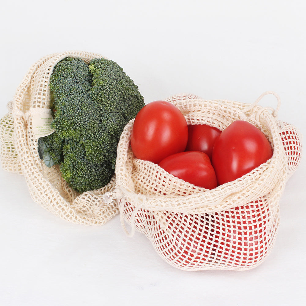 Eco Basics Cotton Produce Bag - 2 Pack