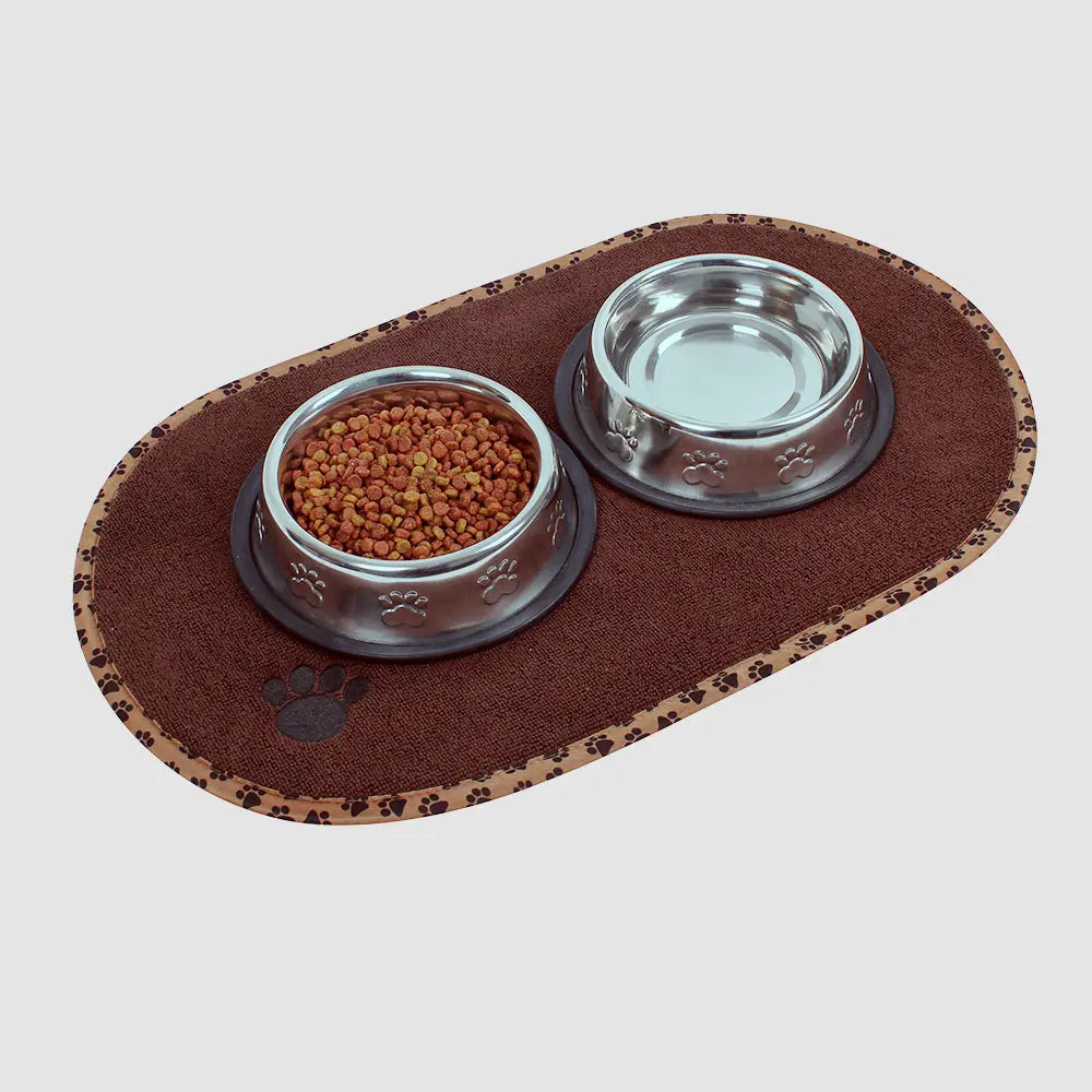 Eco Cloth Pet Bowl Mat