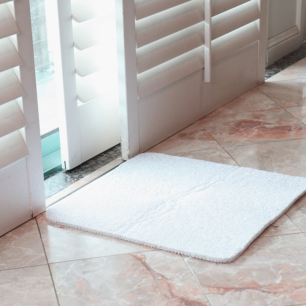 White Magic Non-Slip Shower Mat Square