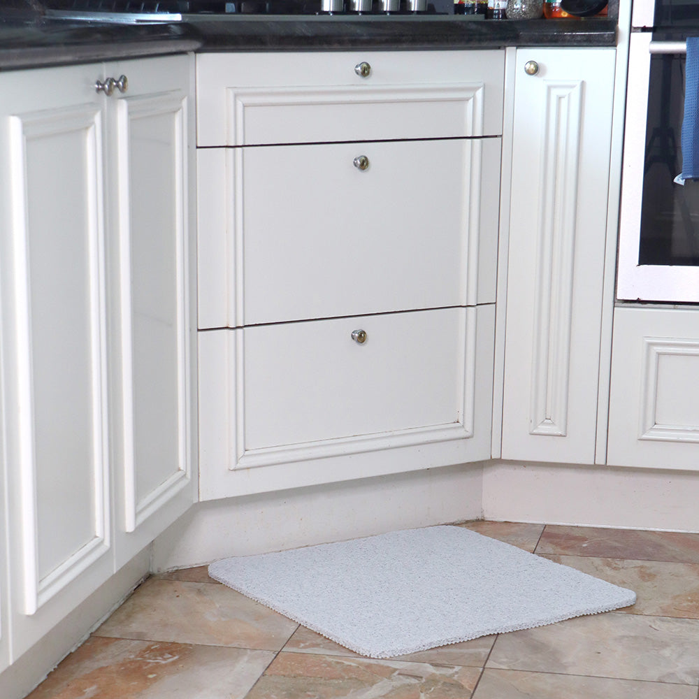 White Magic Non-Slip Shower Mat Square