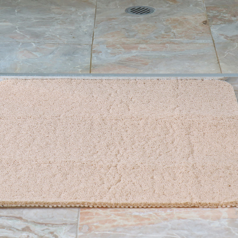 White Magic Non-Slip Shower Mat Square