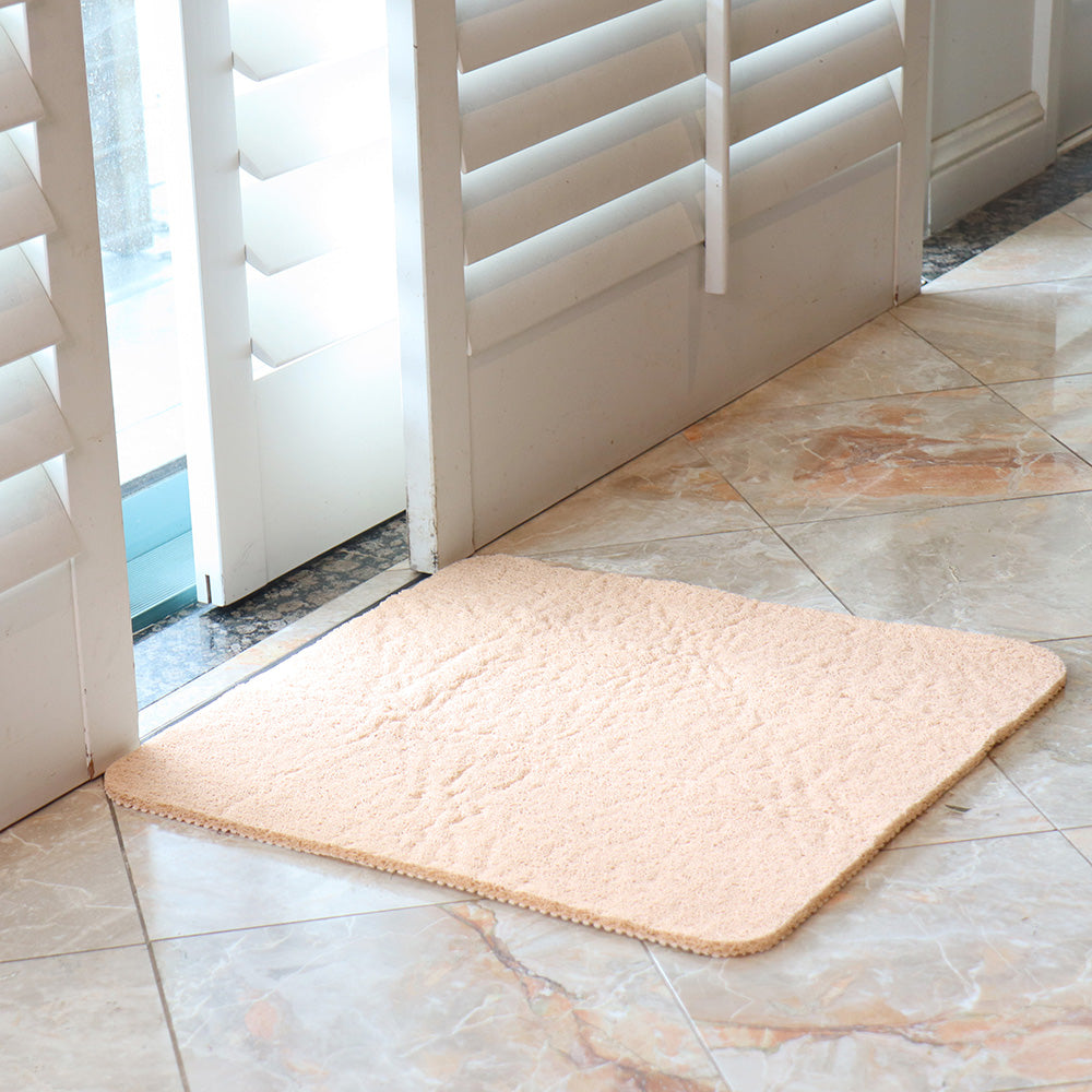 White Magic Non-Slip Shower Mat Square