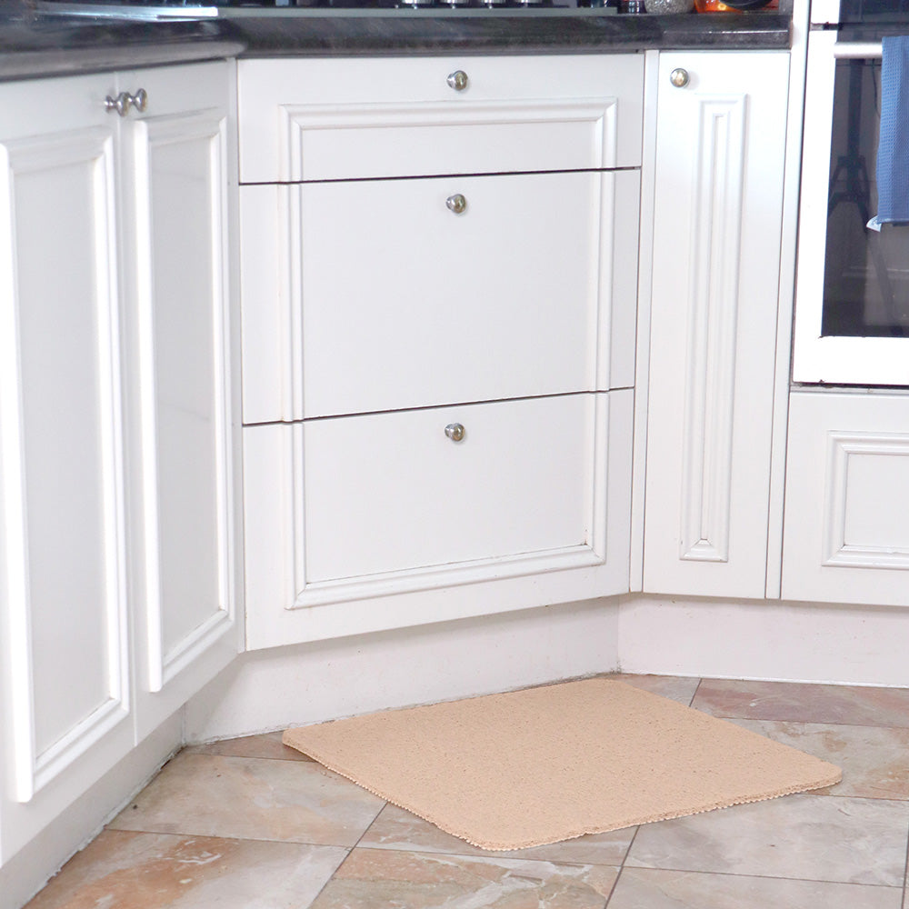 White Magic Non-Slip Shower Mat Square