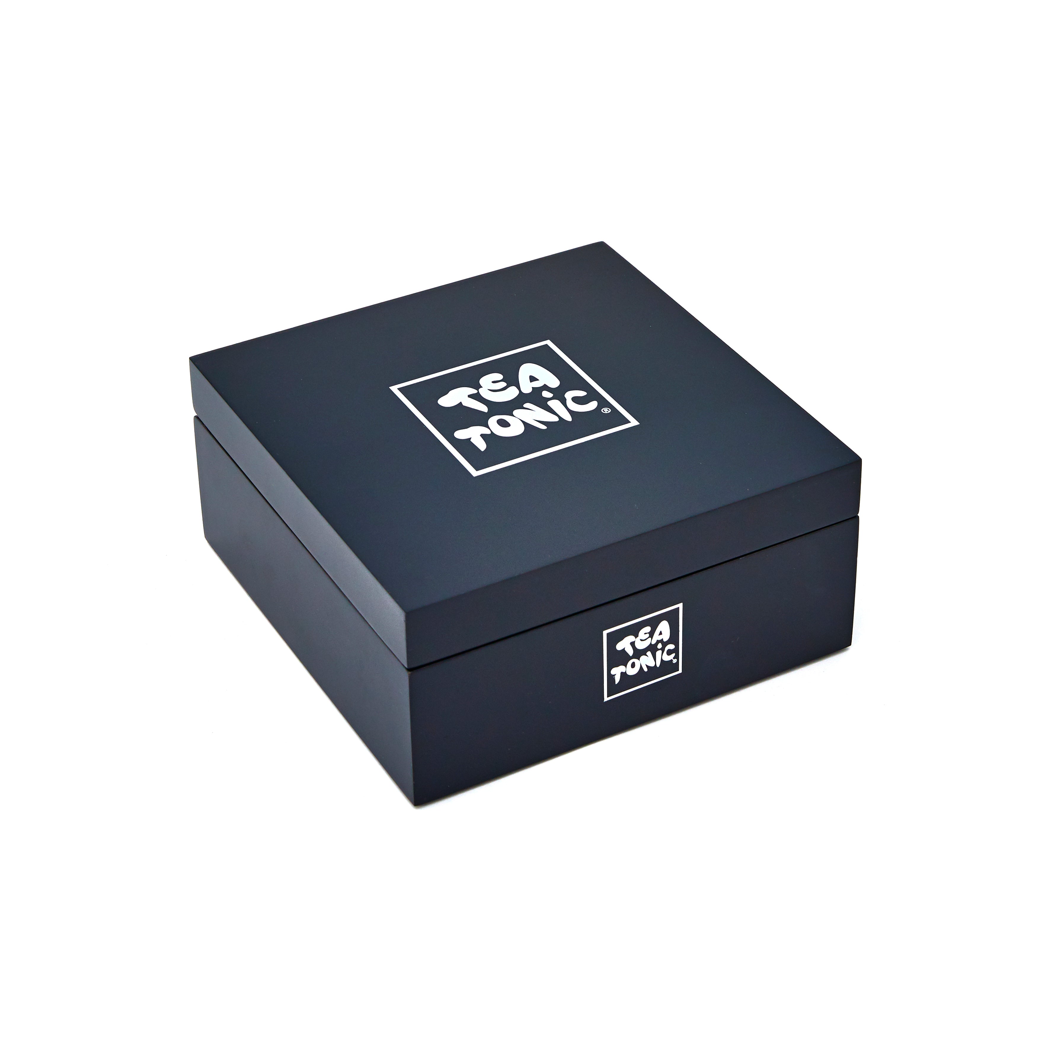 Tea Tonic Black Wooden Mini Tea Chest
