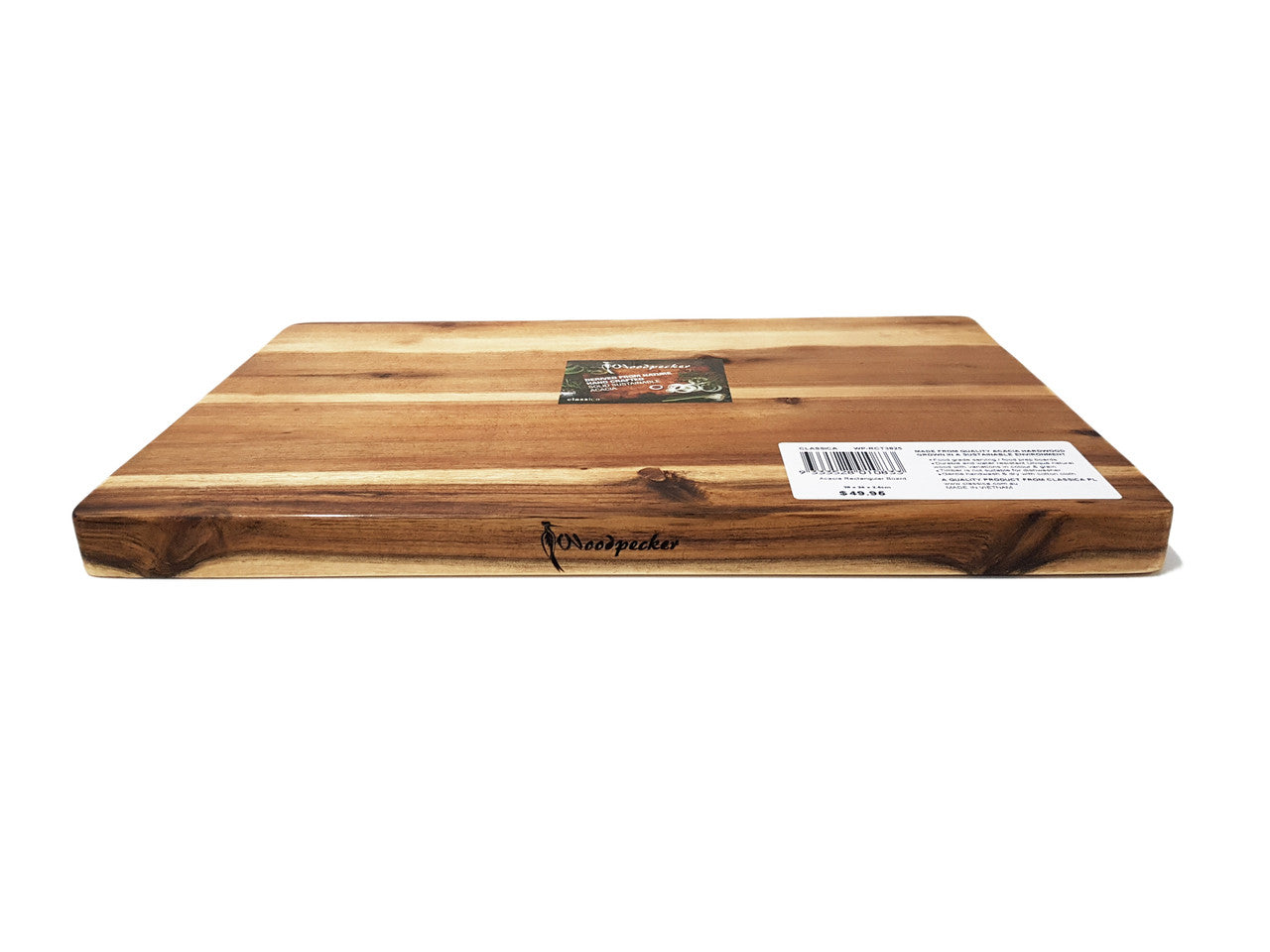 Woodpecker Acacia Rectangular Board - 38 x 24 x 2.5cm