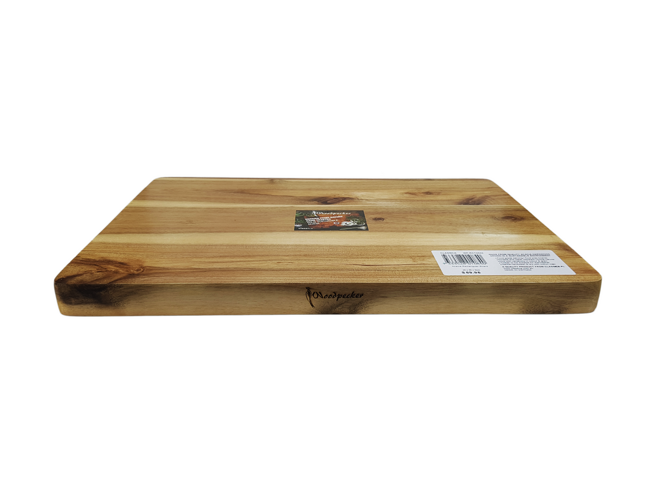 Woodpecker Acacia Rectangular Board - 45 x 30 x 3cm