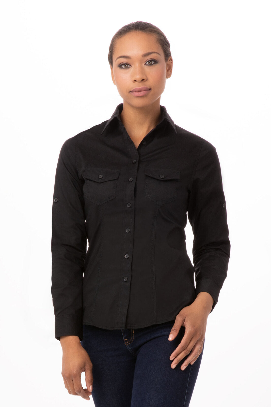Chef Works Pilot Women's Shirt - Black