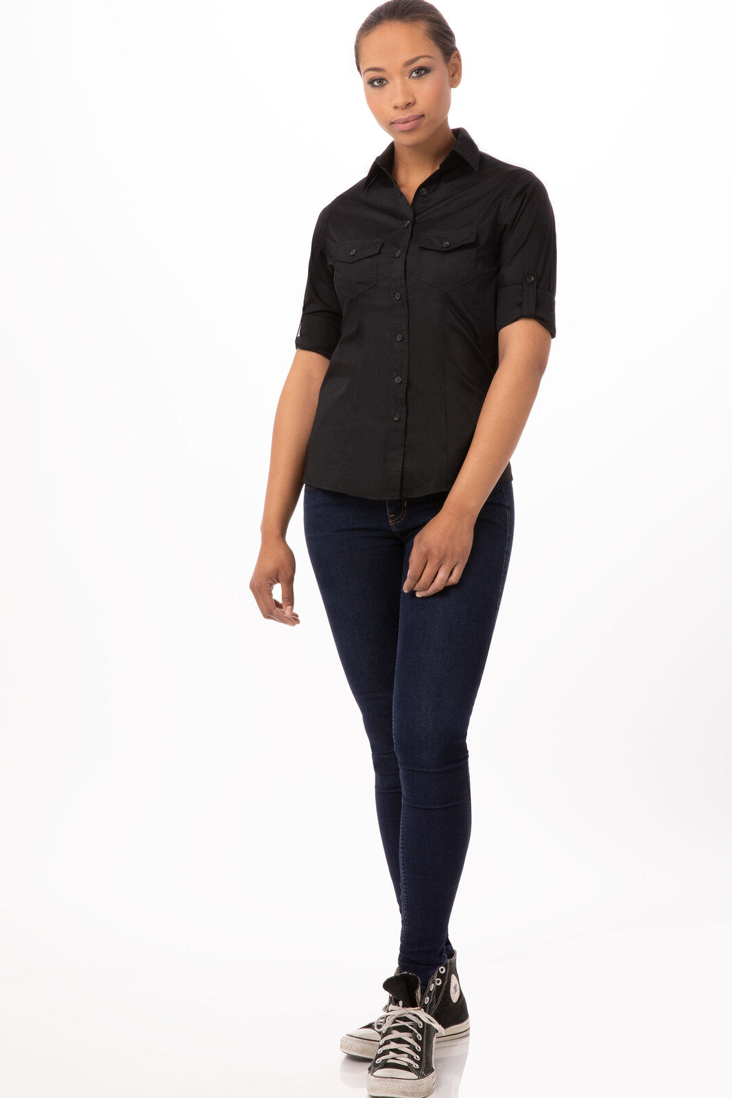 Chef Works Pilot Women's Shirt - Black