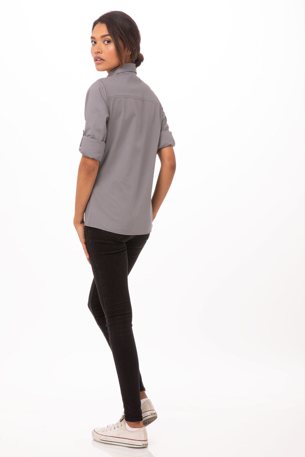 Chef Works Pilot Women's Shirt - Grey