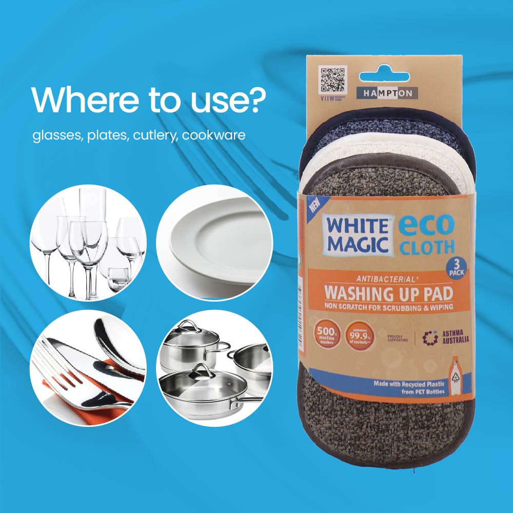 Eco Cloth Washing Up Pad 3 Pack