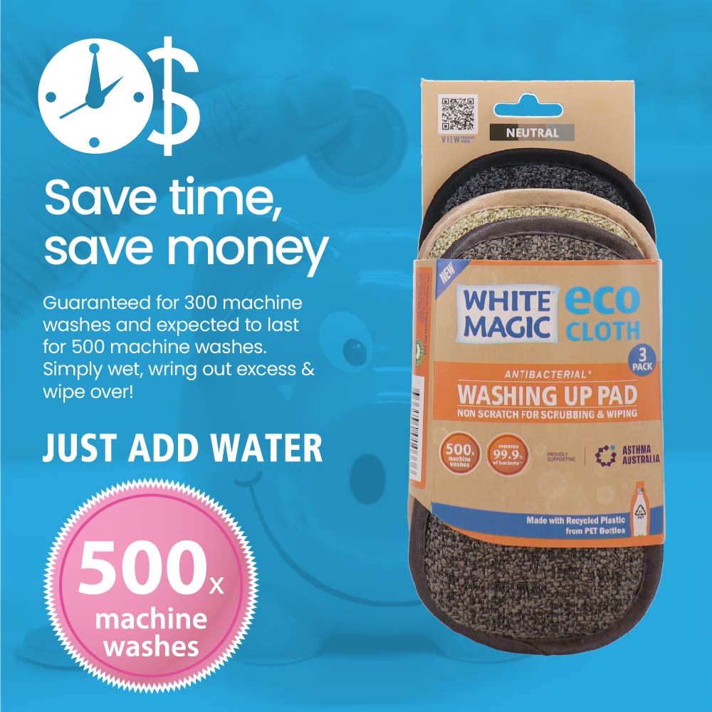 Eco Cloth Washing Up Pad 3 Pack