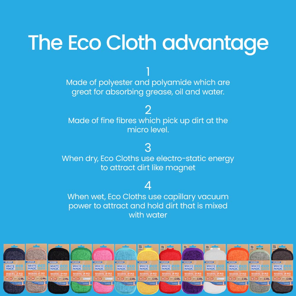 Eco Cloth Washing Up Pad 3 Pack