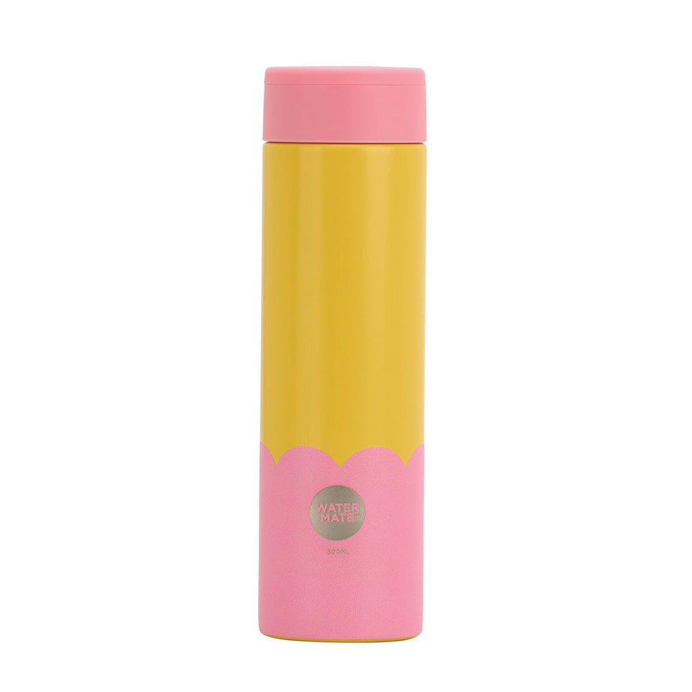Annabel Trends Stainless Steel Mini Bottle Wave Yellow & Candy