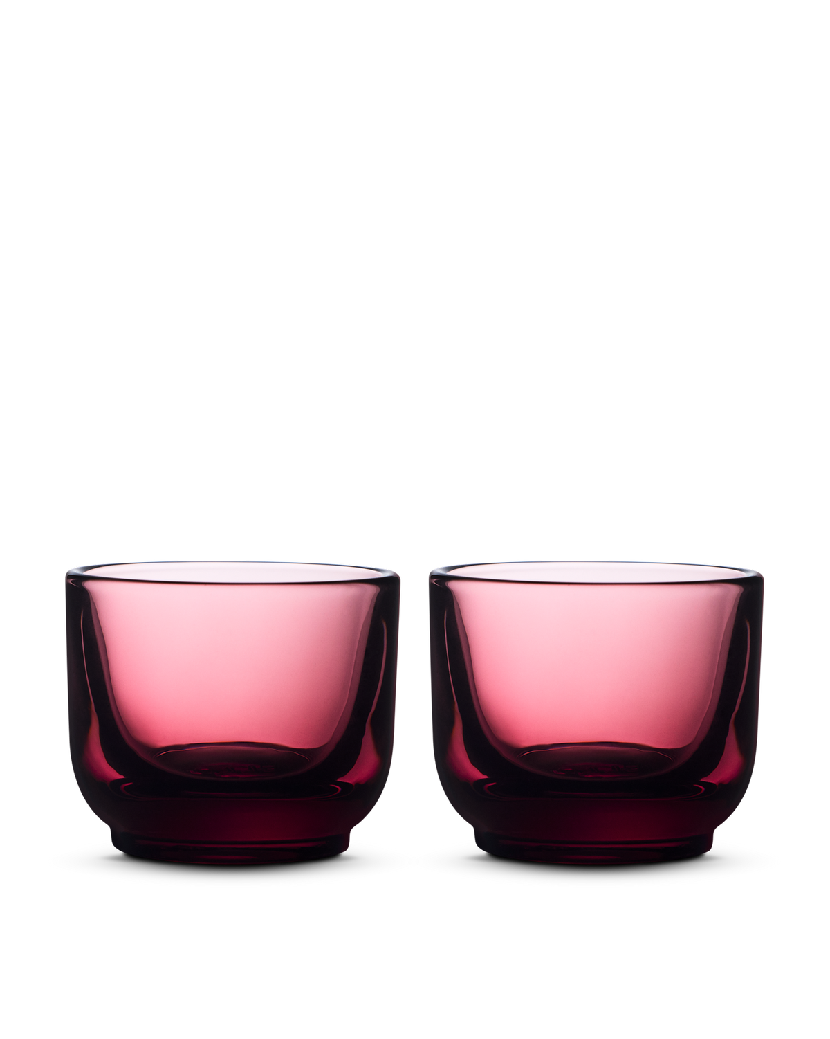 Fellow Pirch Espresso Glasses - Set of 2 (Garnet)