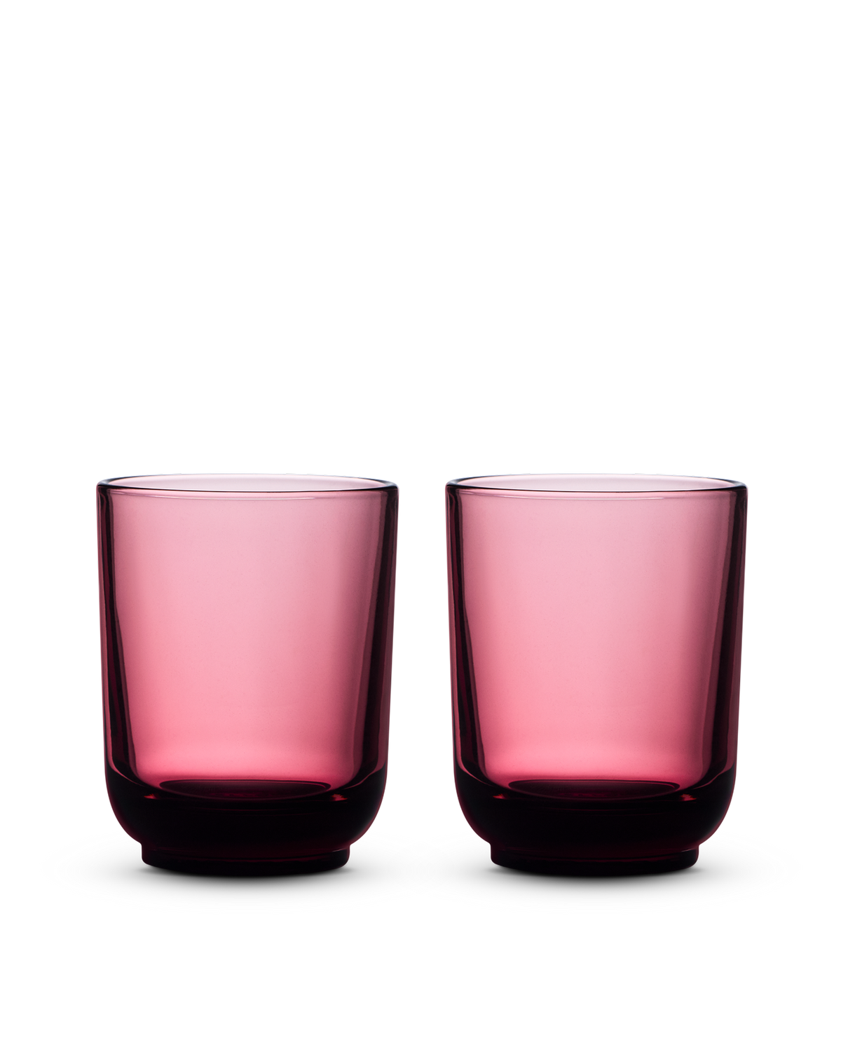 Fellow Pirch Latte Glasses - Set of 2 (Garnet)
