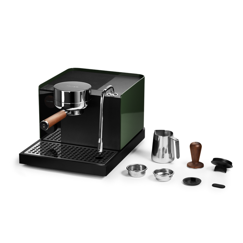 Fellow Espresso Series 1 Coffee Machine - Woodland Green with Walnut