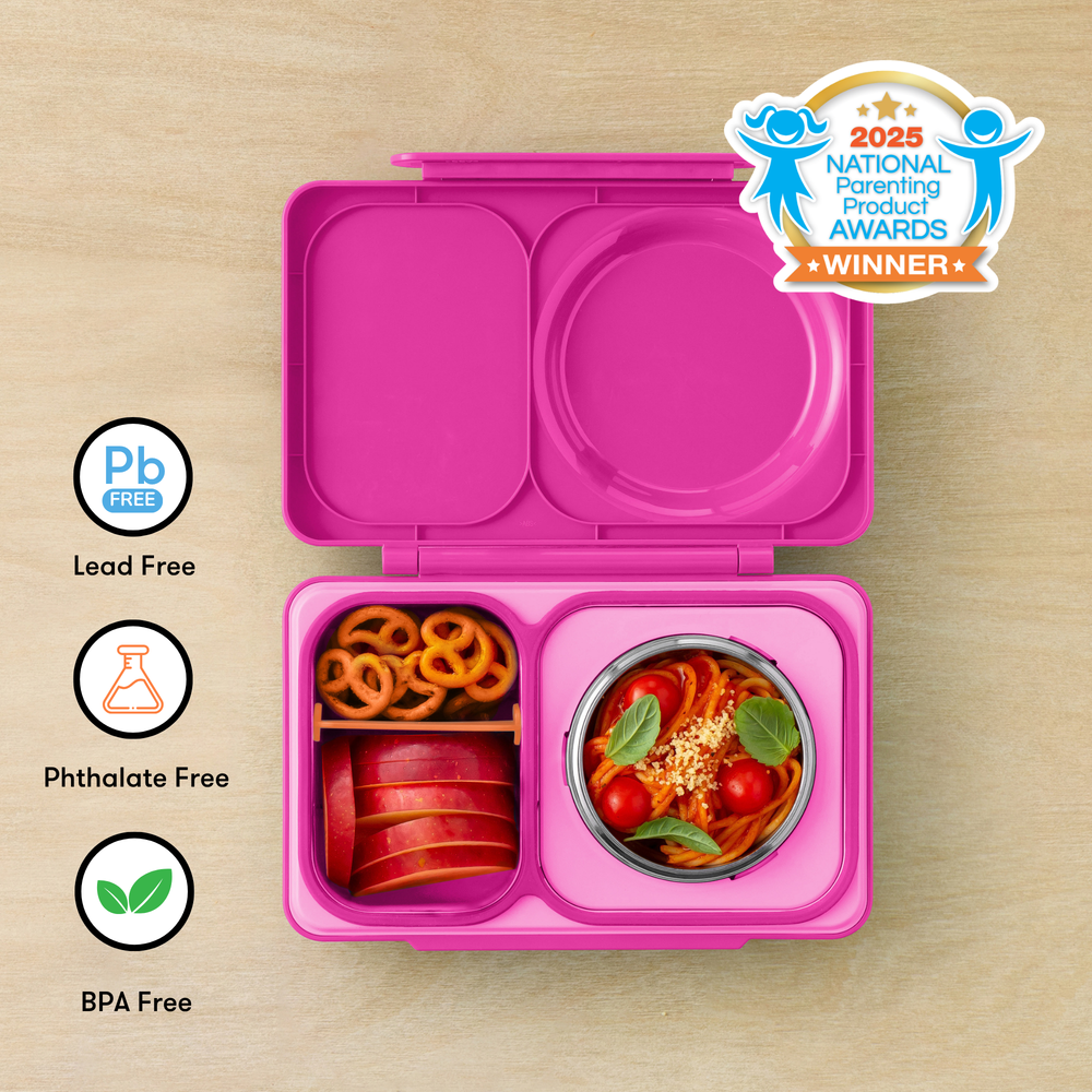 OmieBox UP Hot & Cold Bento Box - Pop Pink