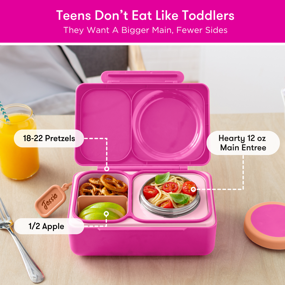 OmieBox UP Hot & Cold Bento Box - Pop Pink