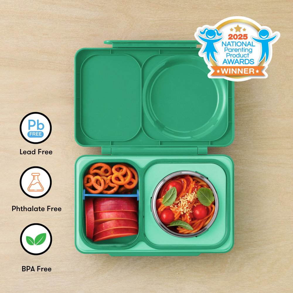 OmieBox UP Hot & Cold Bento Box - Jade Green