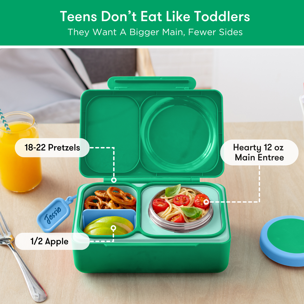 OmieBox UP Hot & Cold Bento Box - Jade Green