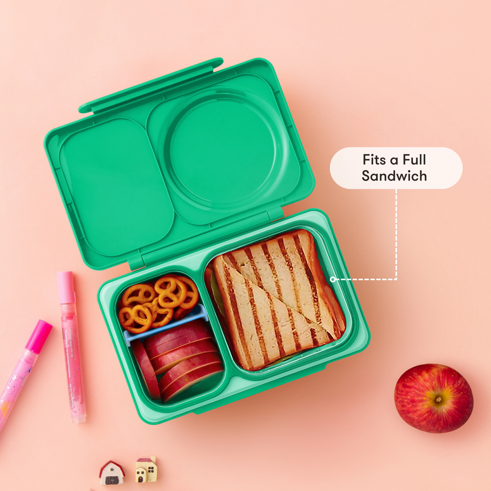 OmieBox UP Hot & Cold Bento Box - Jade Green