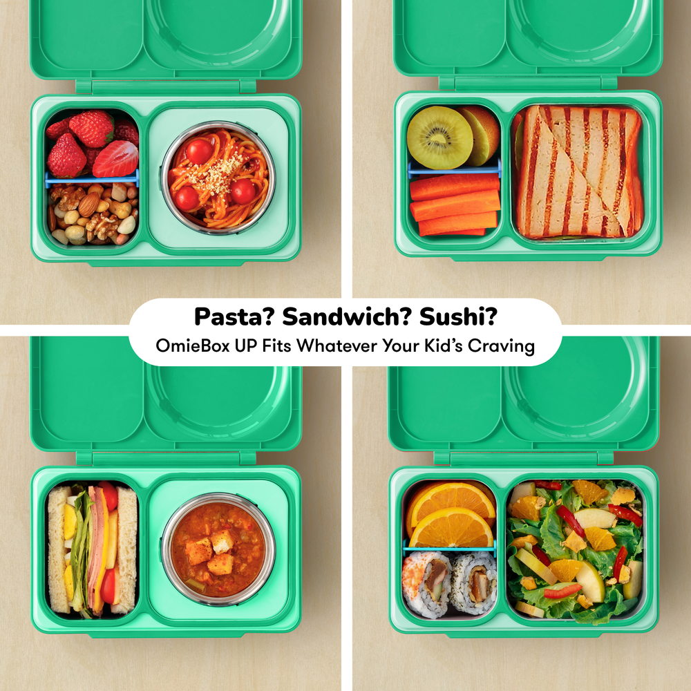 OmieBox UP Hot & Cold Bento Box - Jade Green