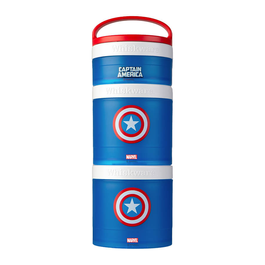 Whiskware Snack Pack 3pce - Capt America Shield