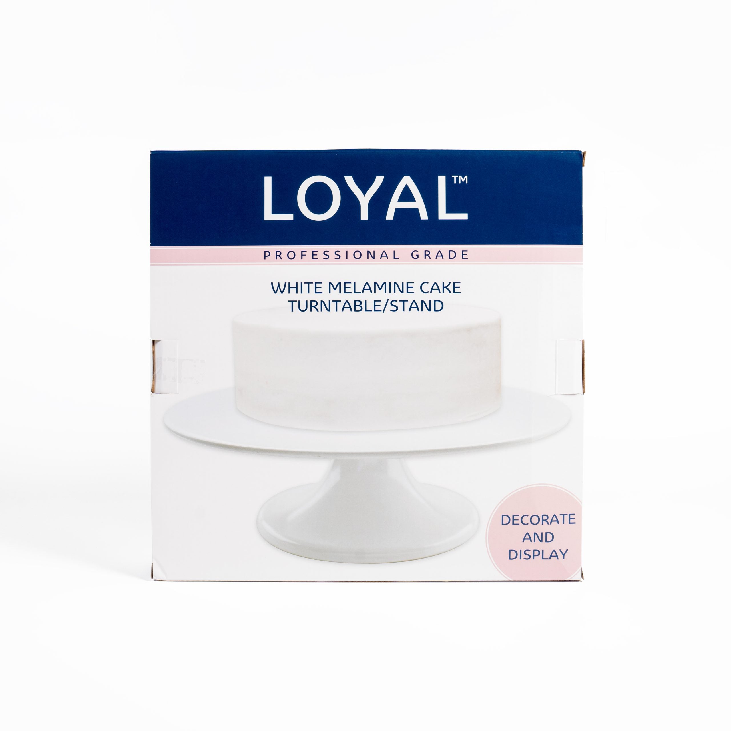 LOYAL Melamine Turntable White 6 Piece
