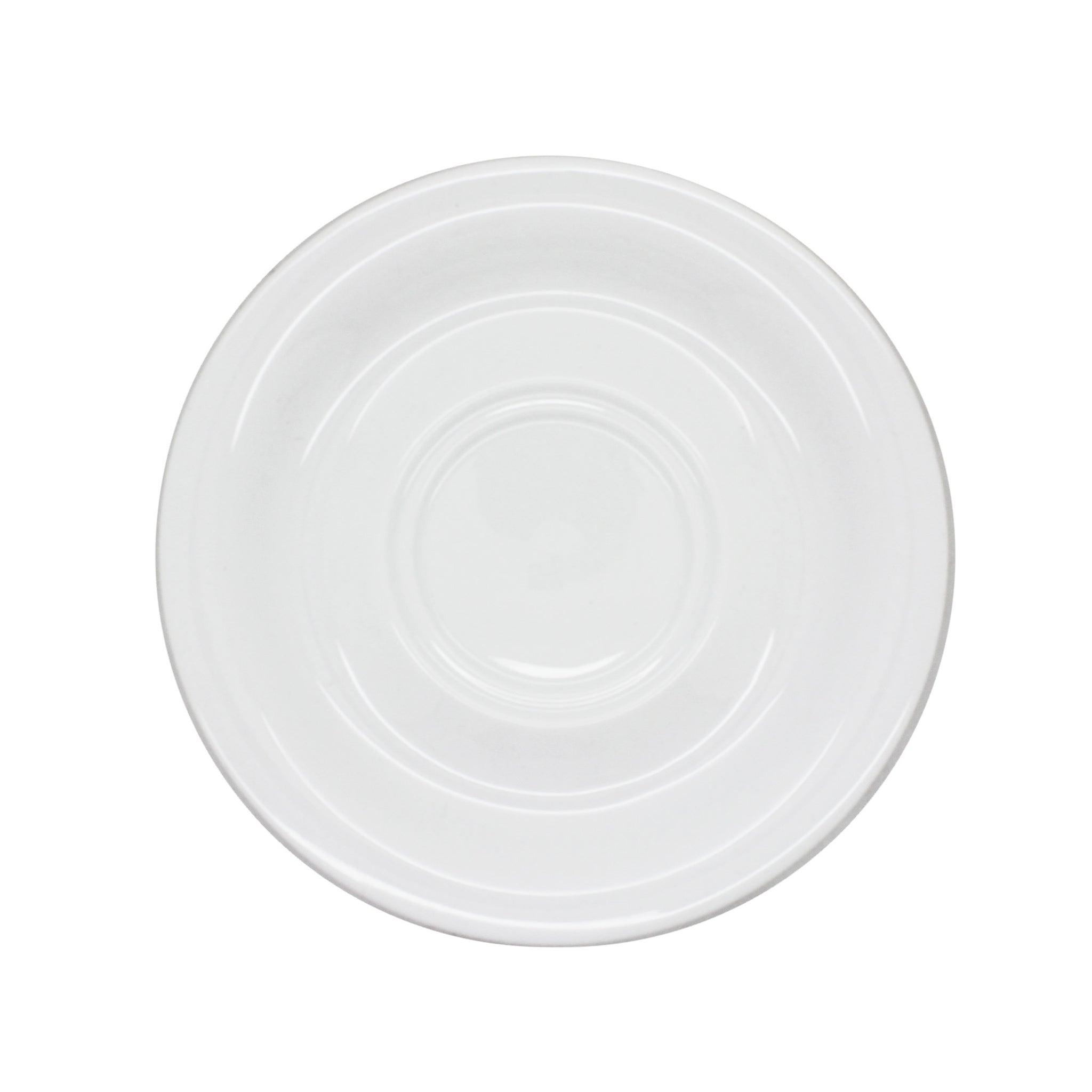 Incafe White Bowl Cappuccino Jumbo Saucer 6 Piece