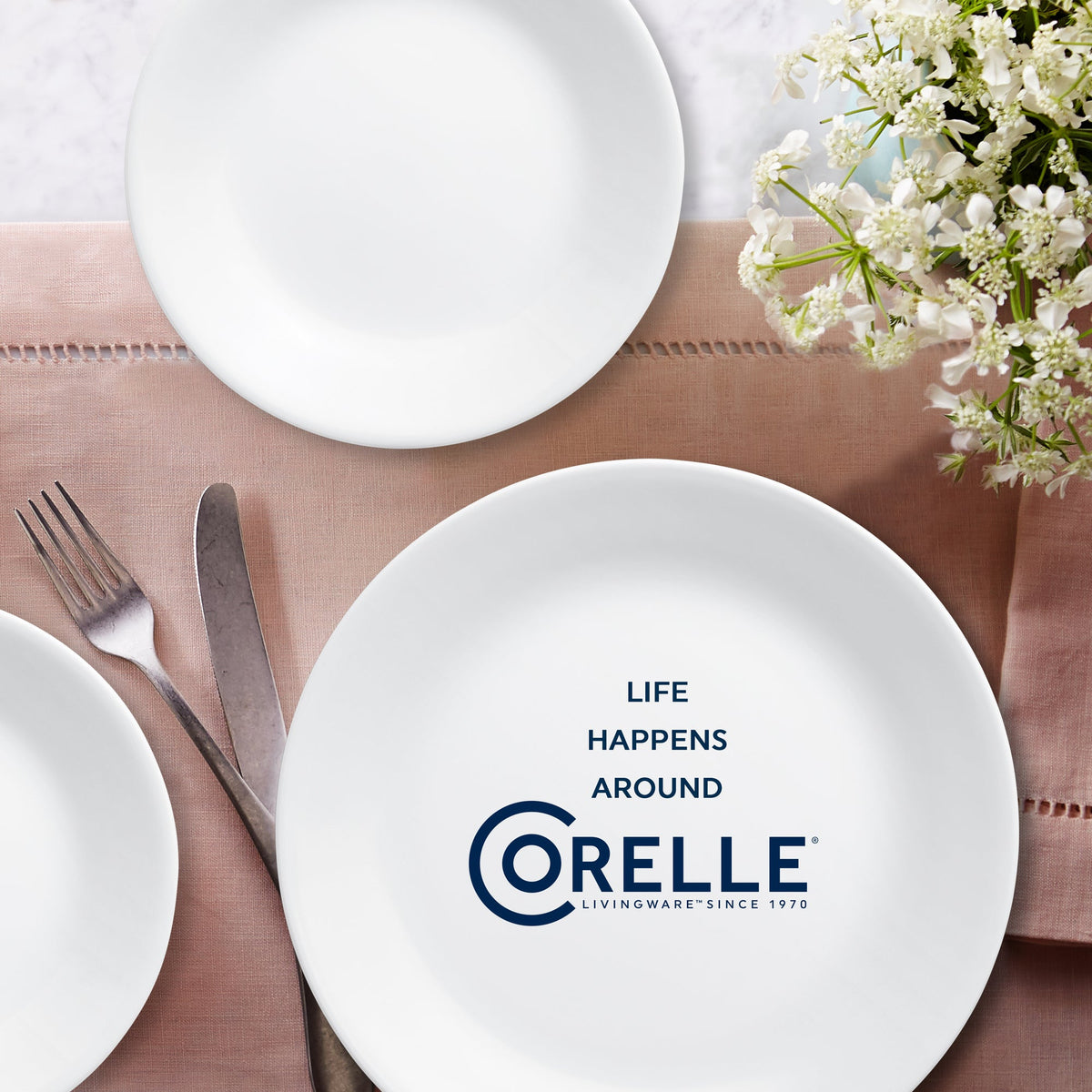 Corelle Winter Frost White Side Plate 17cm