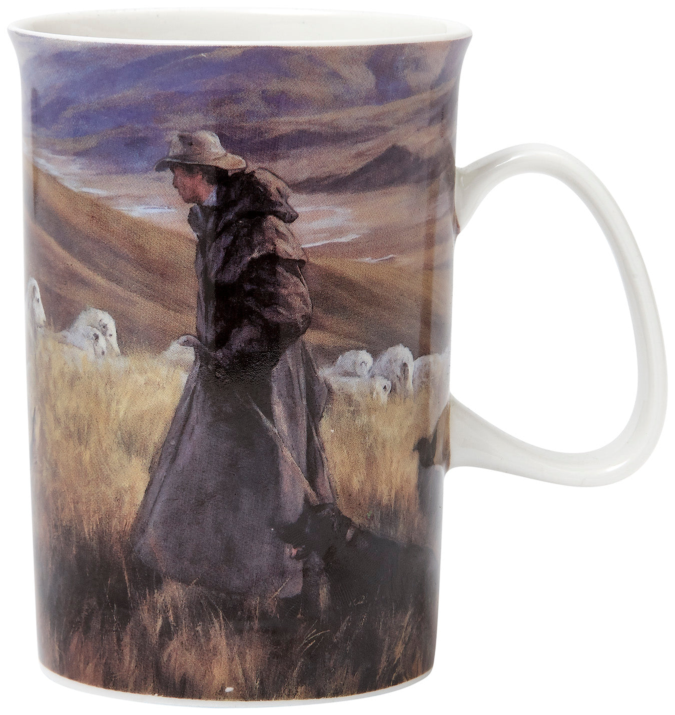 Ashdene Working the Land Checking the Mob Mug