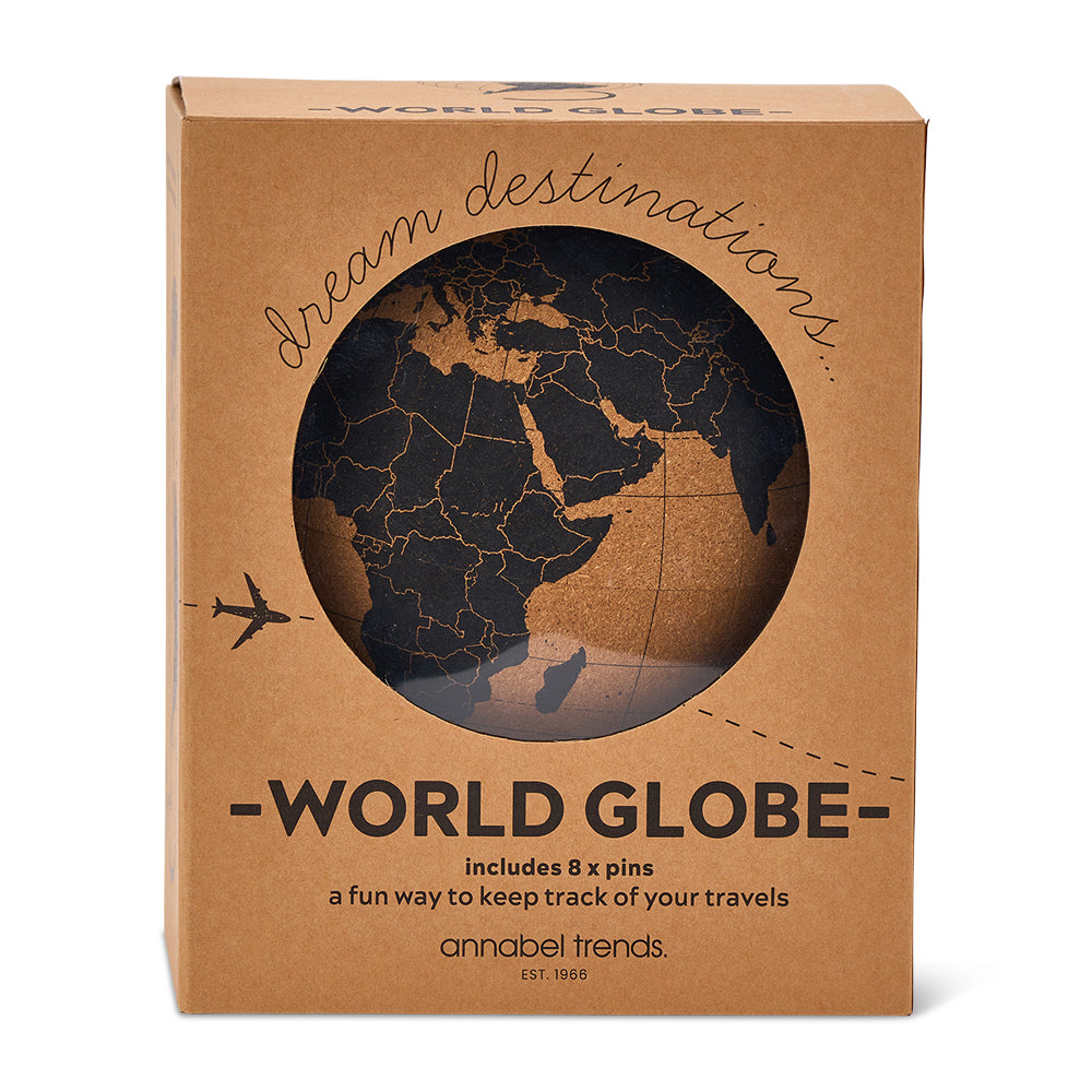 Annabel Trends World Globe Cork 20cm